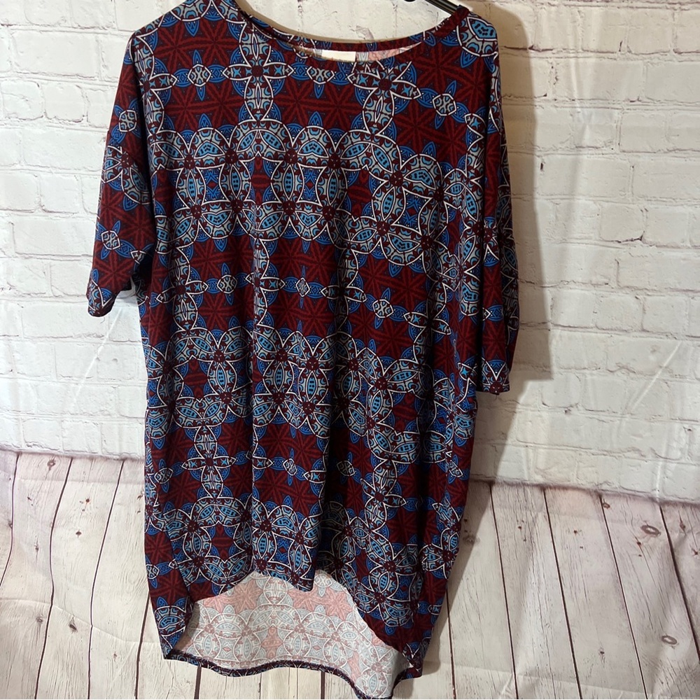 LuLaRoe Red Blouse Sz Sm